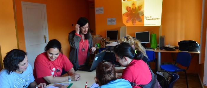 Alumnas del curso emprendimiento en La Rioja