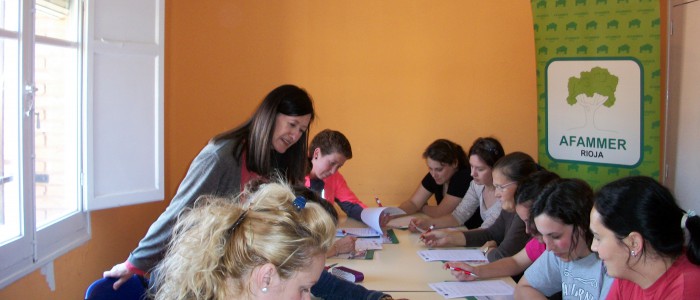 Alumnas del curso emprendimiento en La Rioja