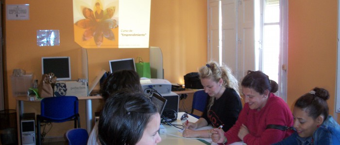 Alumnas del curso emprendimiento en La Rioja