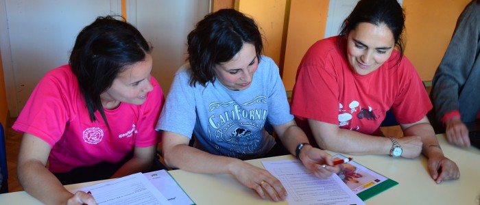 Alumnas del curso emprendimiento en La Rioja