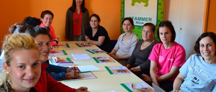 Alumnas del curso emprendimiento en La Rioja